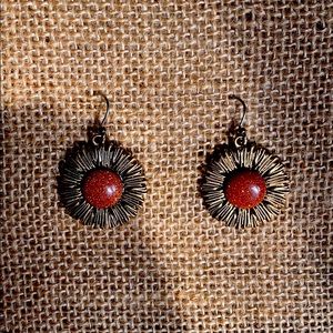 FOSSIL 🌼 Sunflower Earrings